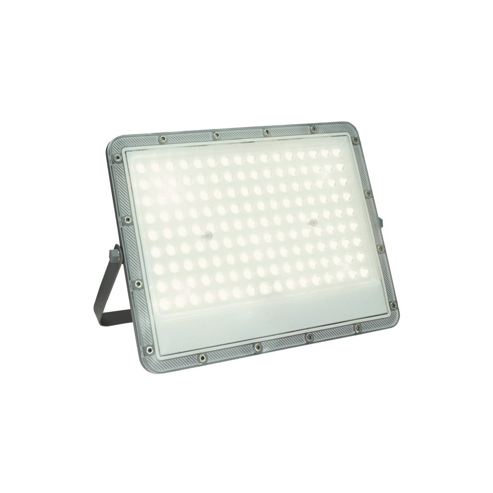 Proyector LED Spectrum 100W 4000K 8300 lúmenes 230V IP65 IK08 haz 85° Carcasa gris iluminación exterior