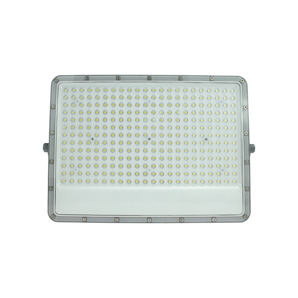 Spectrum LED schijnwerper 200W 230V 4000K 17500 lumen IP65 IK10 85° bundel Grijze behuizing buiten
