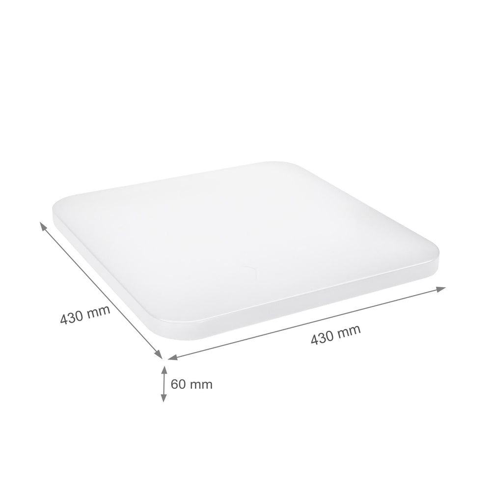Spectrum NYMPHEA 2 LED plafondlamp 36W 6000K 230V IP20 IK10 Wit 2600 lumen 430mm