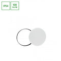 Spectrum LED utanpåliggande armatur med sensor 18W 3000K 1950 lumen 230V IP54 IK04 Vit Svart rund