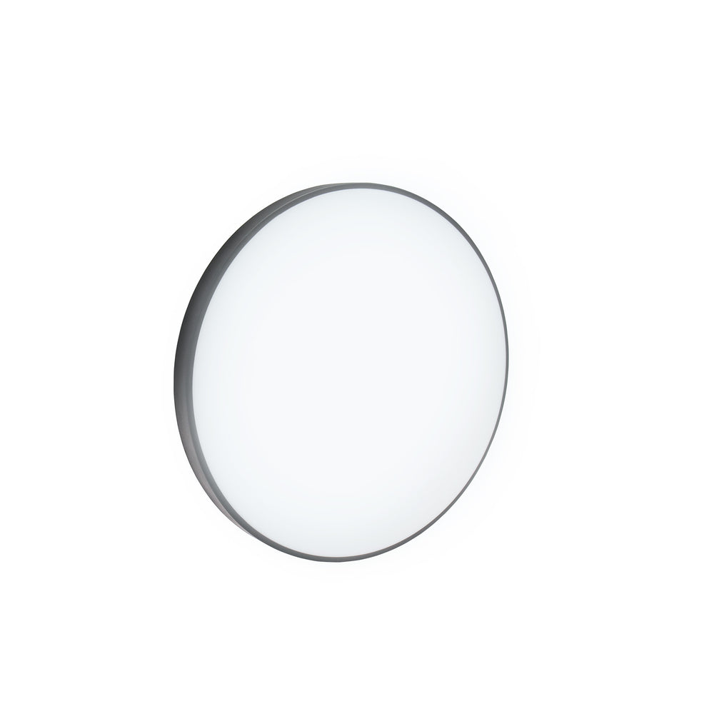 Spectrum NYMPHEA LED plafondlamp 24W 4000K 230V IP54 rond 320mm Wit Zwart opbouw
