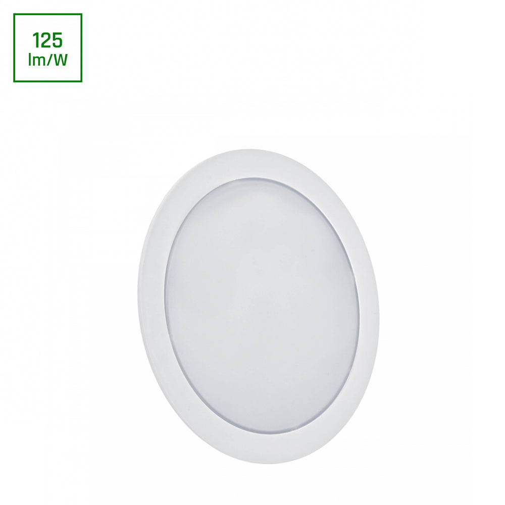 Spectrum Algine 2in1 downlight 12W 150 lumen luce calda 3000K IP20 rotondo per montaggio a soffitto e parete