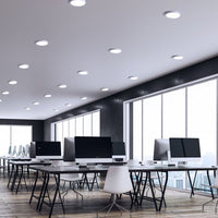 Spectrum Algine 2in1 downlight 12W 150 lumen luce calda 3000K IP20 rotondo per montaggio a soffitto e parete