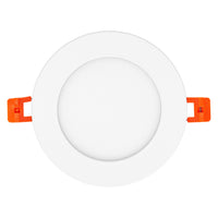 Slim LED infälld downlight Vit 8W 550 lumen 6500K 110° håltagning 105mm 120mm ram