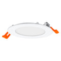 Slim LED infälld downlight Vit 8W 550 lumen 6500K 110° håltagning 105mm 120mm ram