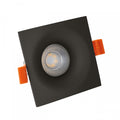 Spectrum FIALE V GU10 vierkant zwart, 17000 uur, aluminium behuizing, flush-mounted, IP20, 250V, binnenshuis gebruik