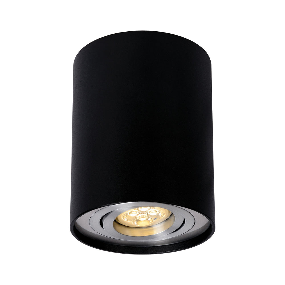 Spectrum GU10 verstelbare spot zwart/zilver, aluminium, IP20, indoor, 250V, 17000 uur, 125mm breed, 94mm lang
