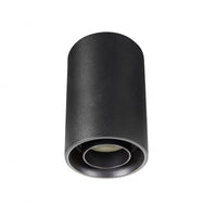 Spectrum Chloe zwarte GU10 spot, verstelbaar rond opbouwarmatuur IP20 voor binnenverlichting