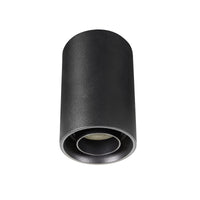 Spectrum Chloe zwarte GU10 spot, verstelbaar rond opbouwarmatuur IP20 voor binnenverlichting