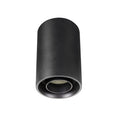 Spectrum Chloe zwarte GU10 spot, verstelbaar rond opbouwarmatuur IP20 voor binnenverlichting