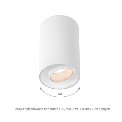 Spectrum Chloe spot GU10 wit verstelbaar IP20 - ideaal voor binnenverlichting - energiezuinig en duurzaam design