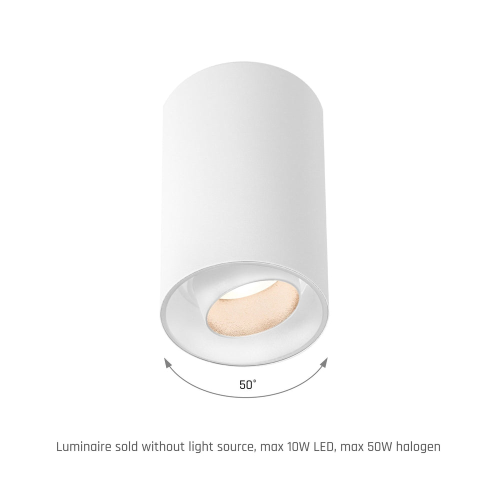Spectrum Chloe spot GU10 wit verstelbaar IP20 - ideaal voor binnenverlichting - energiezuinig en duurzaam design