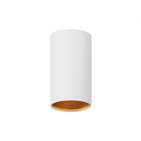 Spectrum Chloe GU10 spot wit goud, IP20, aluminium, 17.000 uur, 250V, oppervlakte montage, niet verstelbaar