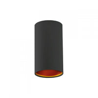 Spectrum chloe GU10 spot zwart goud, IP20, aluminium behuizing, niet-verstelbaar, binnenverlichting, 250V