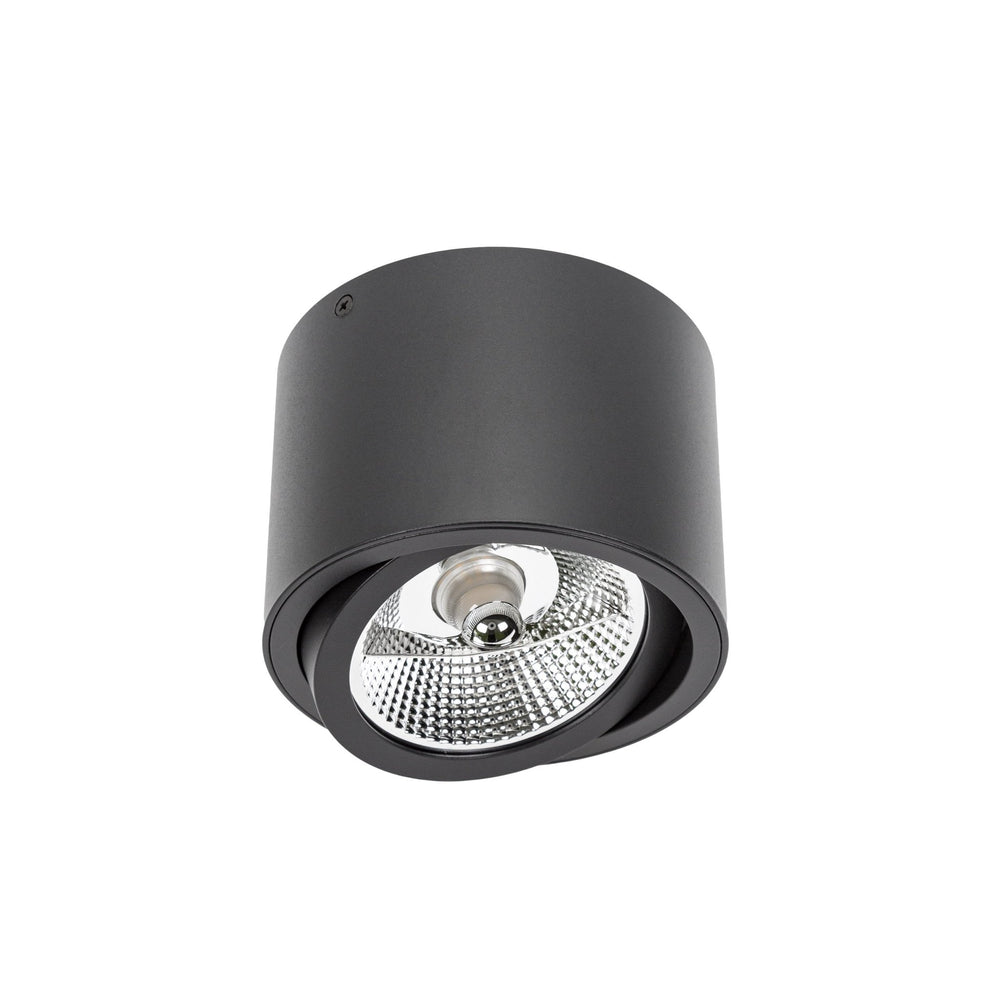 Spectrum Chloe AR111 GU10 zwarte led inbouwspot 250V, IP20, verstelbaar, 17000 lumen, aluminium behuizing