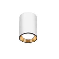 Spectrum CHLOE MINI LED ceiling spotlight, 1x GU10 socket, surface mounted, White/Gold, IP20 aluminum