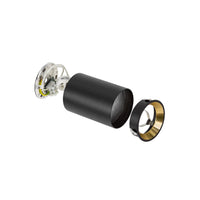 Chloe mini LED plafondspot zwart/goud 1x GU10 fitting