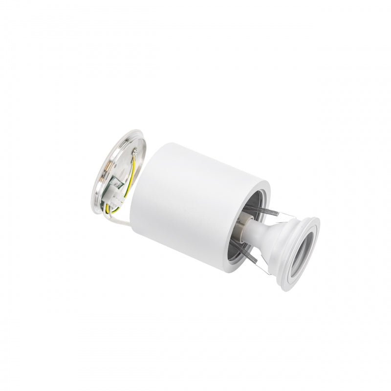 Chloe GU10 ronde witte LED spot van Spectrum met IP65 voor binnen/buiten, duurzame verlichting, 17000 uur levensduur