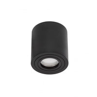 Spectrum CHLOE GU10 IP65 ronde zwarte LED-spot voor binnengebruik, aluminium behuizing, 250V, 17000 lumen, oppervlakmontage