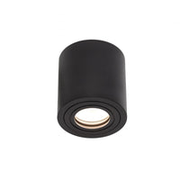 Spectrum CHLOE GU10 IP65 ronde zwarte LED-spot voor binnengebruik, aluminium behuizing, 250V, 17000 lumen, oppervlakmontage