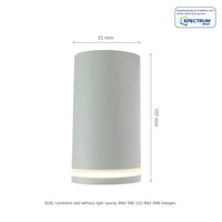 Spectrum Chloe ring GU10 spot, 230V, IP20, hvid, aluminium, overflademonteret, indendørs belysning
