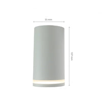 Spectrum Chloe ring GU10 spot, 230V, IP20, hvid, aluminium, overflademonteret, indendørs belysning