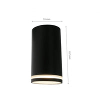 Chloe ring natynkowa GU10 230V LED spotlight zwart Spectrum - IP20, aluminium behuizing, oppervlaktemontage