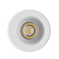 Spectrum CHLOE GU10 LED loftspot hvid rund 70x90mm IP44 vandtæt og energieffektiv til indendørs brug