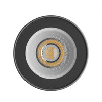 Spectrum CHLOE GU10 250V IP44 zwarte LED downlight, 70x90mm, alu behuizing, waterdicht, binnengebruik, simpele installatie