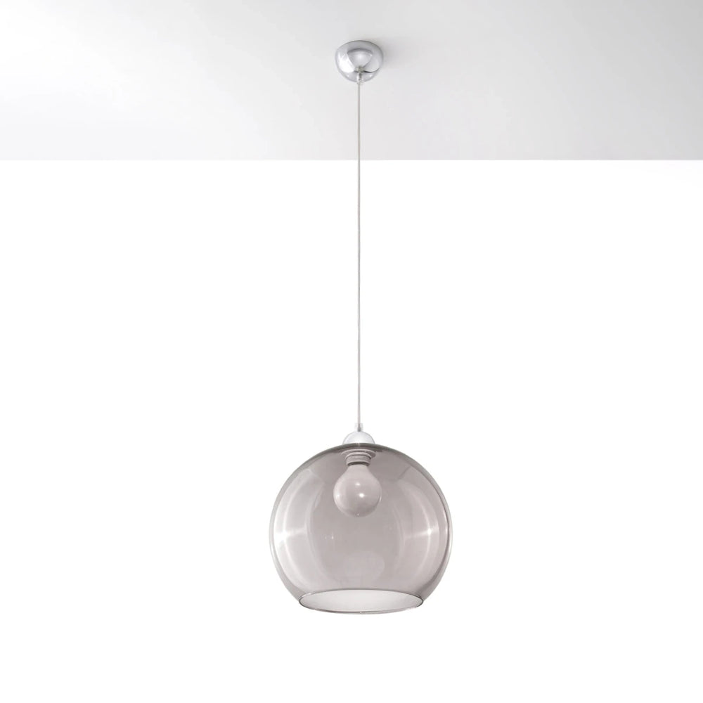 Sollux Lighting BALL hanglamp, Grafiet afwerking, LED compatibel, 220-240V, IP20, Aluminium en Staal