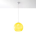 Sollux Lighting BALL hanglamp, LED compatibel, IP20, 220-240V, Mat Goud Messing afwerking, CE RoHS