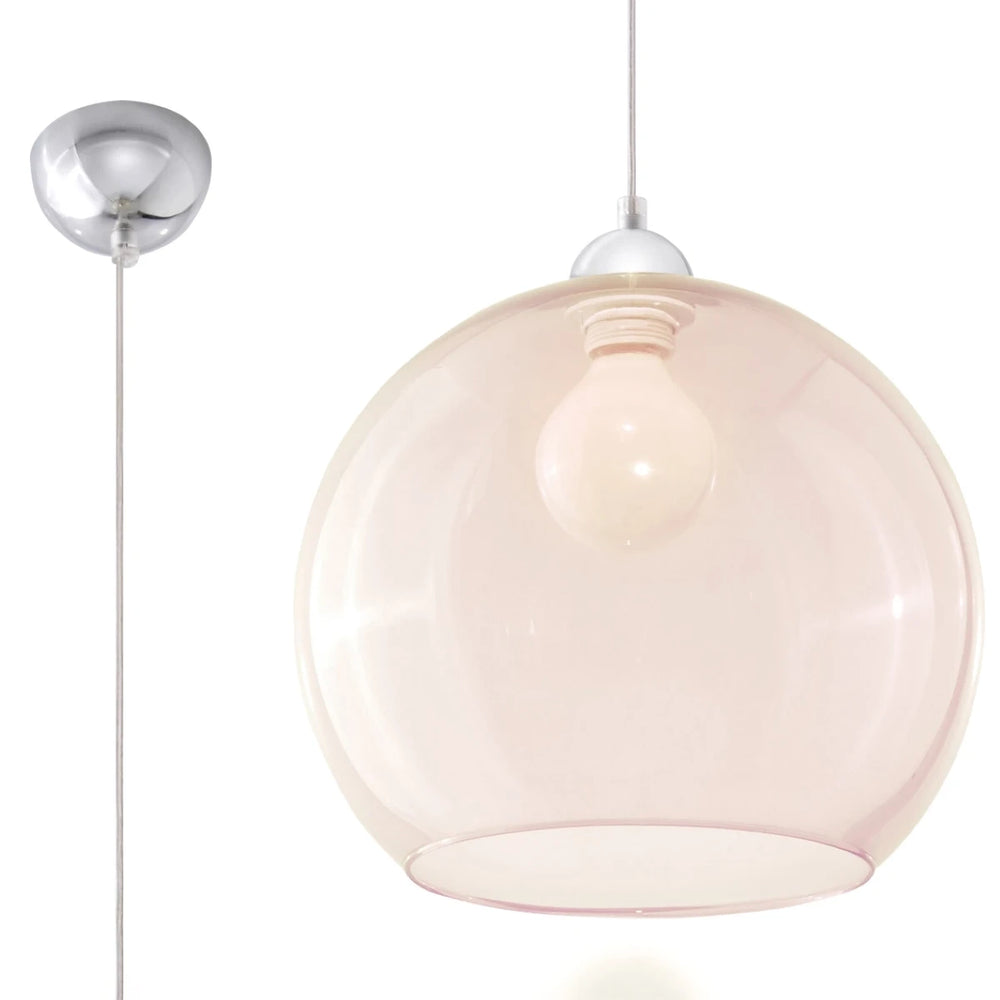 Sollux Lighting BALL LED pendellampa, 220-240V, IP20, max 50W, Matt Guld Champagne finish, CE RoHS