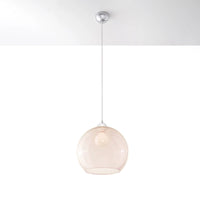 Sollux Lighting BALL LED pendellampa, 220-240V, IP20, max 50W, Matt Guld Champagne finish, CE RoHS