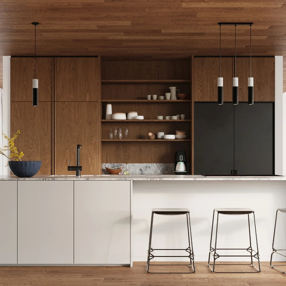 Sollux Lighting BORGIO 3L LED pendellampe, Sort Grå beton, 3 x GU10, IP20, 230V, CE