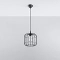 Suspension Sollux Lighting CELTA Noir, aluminium, IP20, 220-240V, max 50W LED, CE RoHS