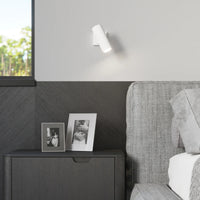 Aplique de pared LED Sollux Lighting DIREZIONE Blanco, Aluminio, IP20, 220-240V, máx 50W, CE RoHS