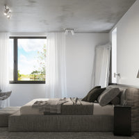 Aplique de pared LED Sollux Lighting DIREZIONE Blanco, Aluminio, IP20, 220-240V, máx 50W, CE RoHS