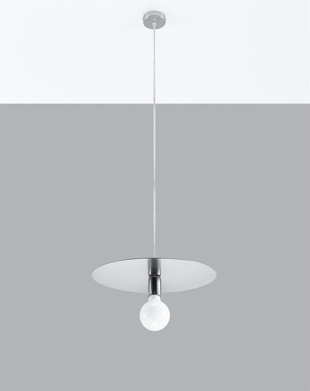 Sollux Lighting FLAVIO Grijze LED Hanglamp, IP20 Hanglamp, 220-240V, CE RoHS Gecertificeerd