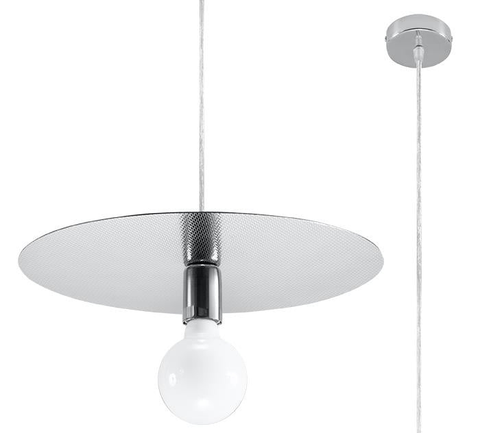 Sollux Lighting FLAVIO Grijze LED Hanglamp, IP20 Hanglamp, 220-240V, CE RoHS Gecertificeerd