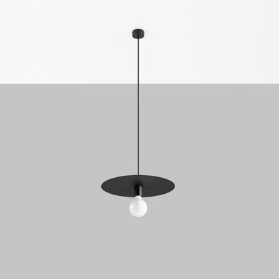 Sollux Lighting FLAVIO hanglamp, Zwart, aluminium, IP20, 220-240V, max 50W LED, CE RoHS gecertificeerd