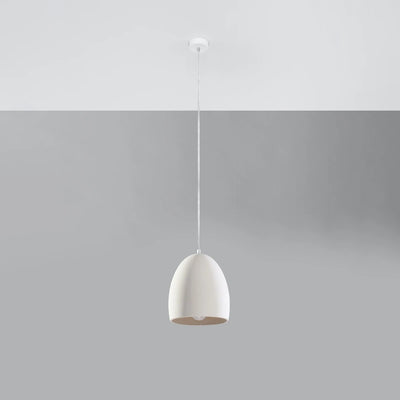 Sollux Lighting Flawiusz keramische hanglamp, LED compatibel, IP20, 220-240V, max 50W, Mat Gouden afwerking