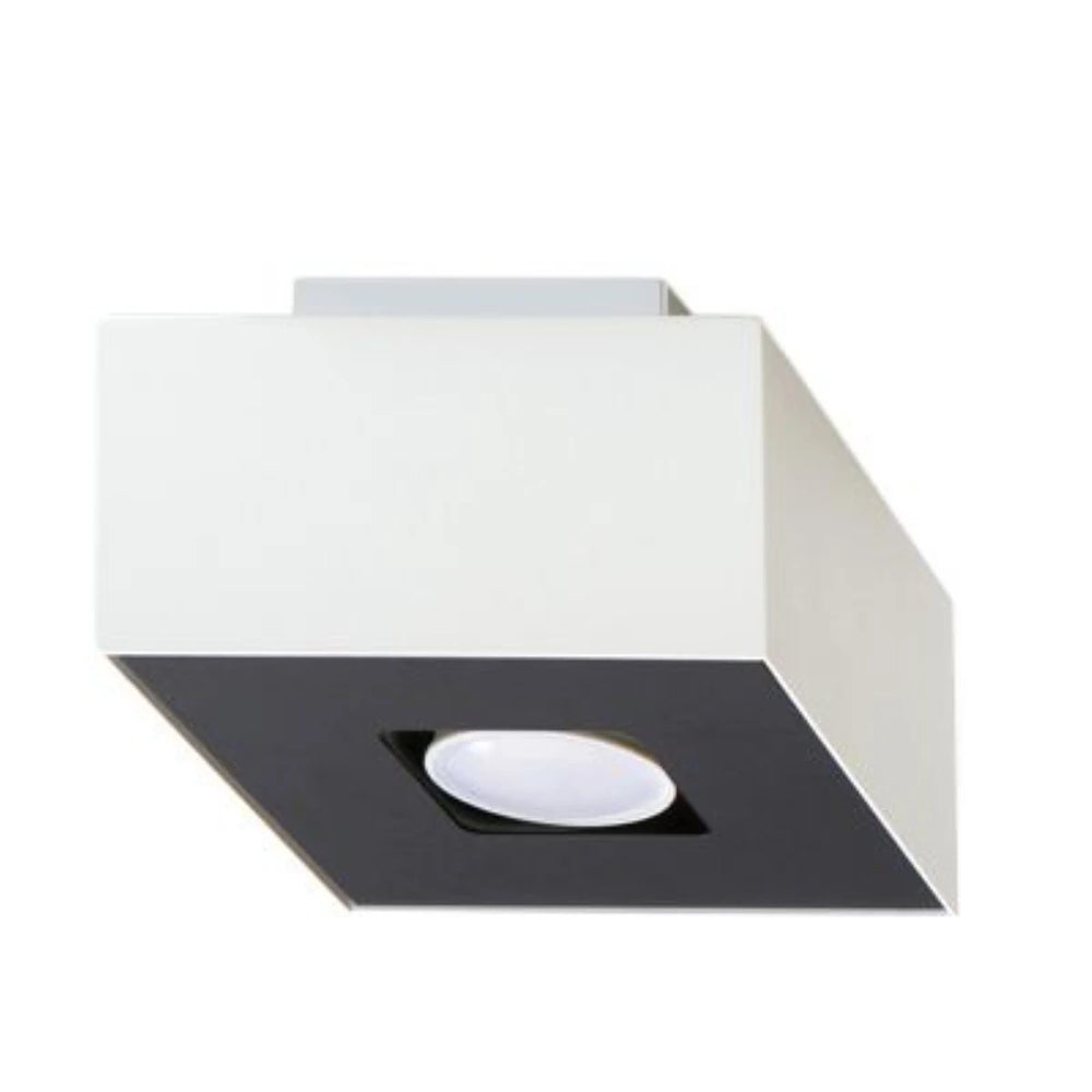 Sollux Lighting LED takspot MONO 1 Vit, IP20, Aluminium, 50W max, 220-240V, CRI 80, CE RoHS
