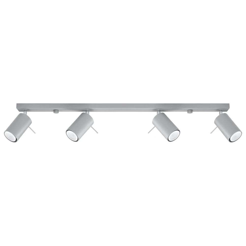 Sollux Lighting LED plafondspot RING, 4xGU10, IP20, aluminium mat goud, 220-240V, CE RoHS