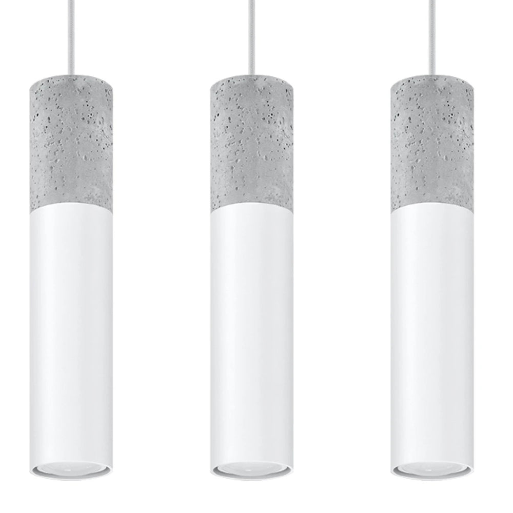 Sollux Lighting LED pendellampa BORGIO, 3xGU10, IP20, 220-240V, aluminium och stål, matt guld finish