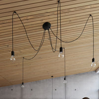 Sollux Lighting LED pendant lamp Edison 1 Black, 220-240V, IP20, 50W max, Aluminium and Steel, CE RoHS