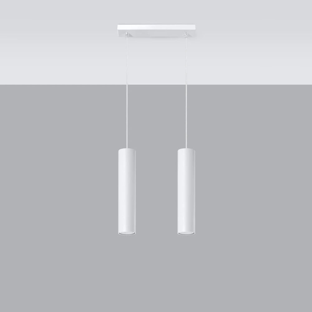 Suspension LED Sollux Lighting LAGOS 2xGU10, IP20, Aluminium Or Mat, 220-240V, CE RoHS