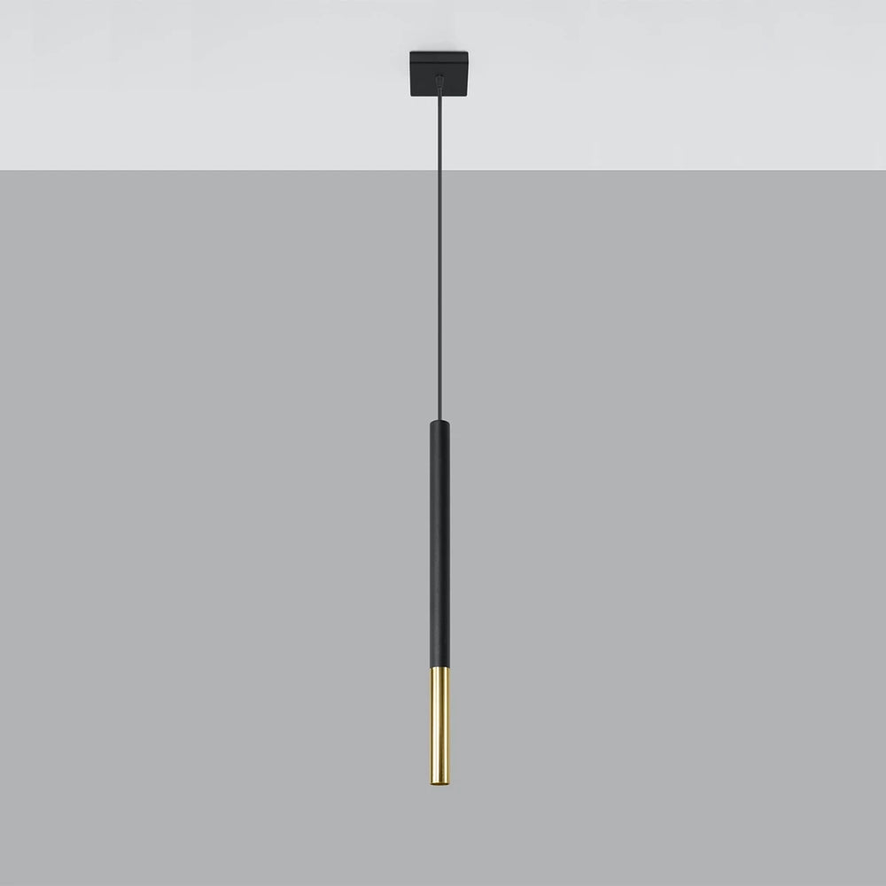 Sollux Lighting LED hänglampa MOZAICA Svart Guld, 1xG9 sockel, aluminium, IP20, CE RoHS