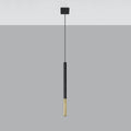 Sollux Lighting LED hänglampa MOZAICA Svart Guld, 1xG9 sockel, aluminium, IP20, CE RoHS
