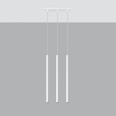 Sollux Lighting LED hanglamp 3xG9 fittingen, IP20, 220-240V, 50W max, mat goud aluminium