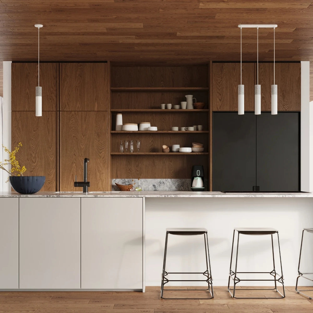 Sollux Lighting LED pendellampe Borgio, 2xGU10, IP20, 220-240V, Aluminium og Stål, Mat Guld finish